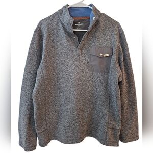 WOOLRICH DRIFTER SNAP CLOSURE PULLOVER SWEATER. SIZE MEDIUM.